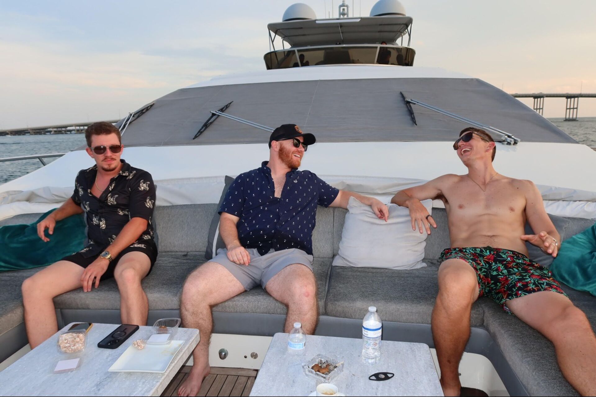 Nathan Danner on a Yatch